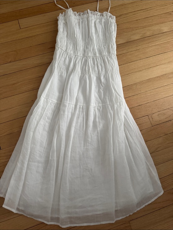 Frame Denim Dresses & Skirts - Frame Denim White Midi Sundress